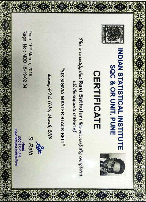 Six sigma indian statistical institute cheap