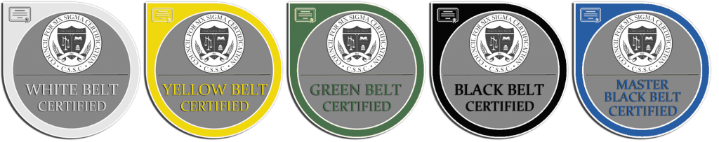 Six Sigma Badges - The Council for Six Sigma Certification