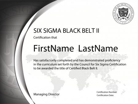 Six Sigma Black Belt Certification II